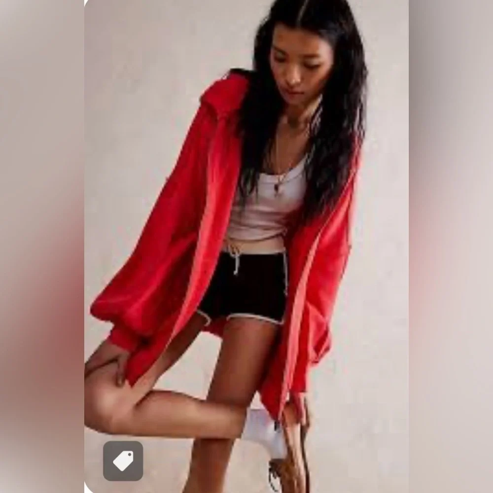 Free People Lucky Zip-Up Size Large NWT